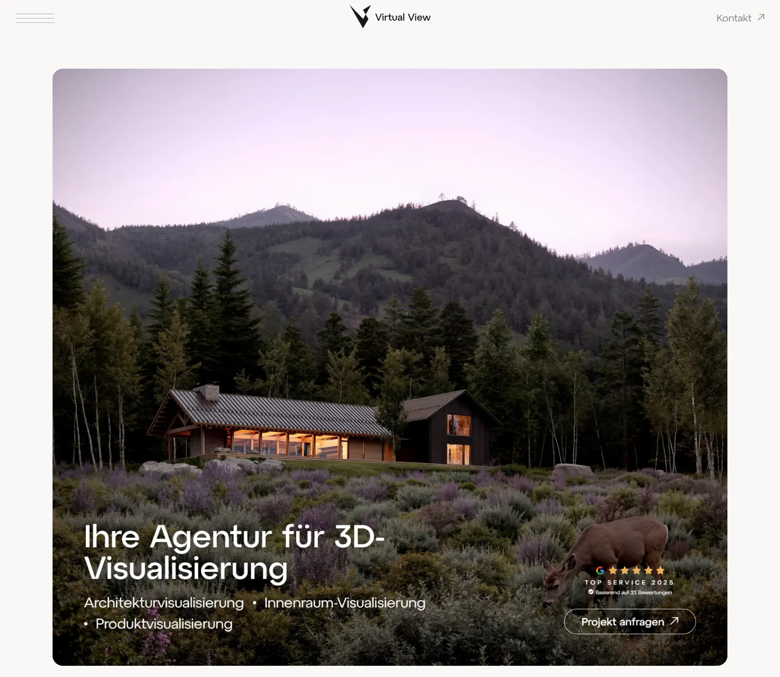 Startseite von Virtual View